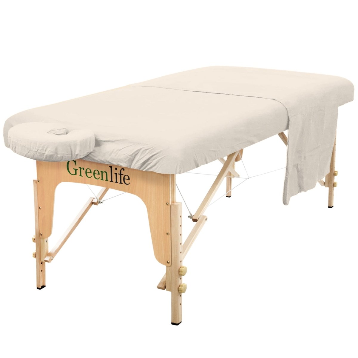3-Piece Flannel Massage Table Sheet Set - Soft & Durable for Spa, Salon, and Home Massage Therapy Use