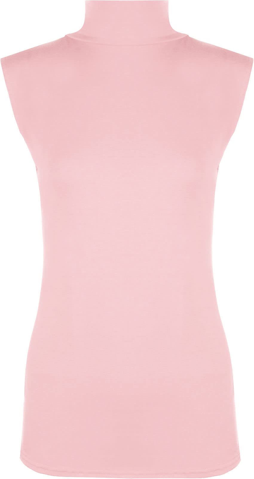 Women's Stretch Sleeveless Polo Neck Top - Breathable Summer Casual Shirt for Workout, Yoga & Everyday Wear