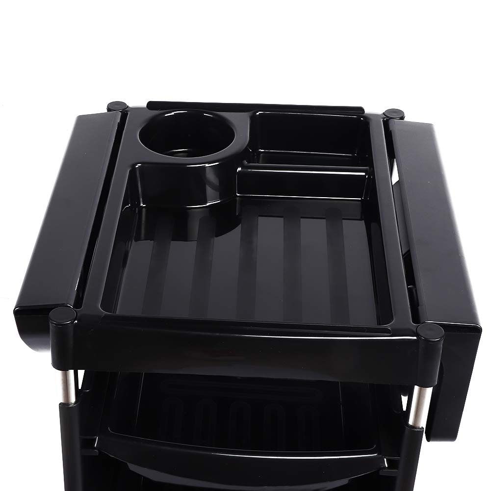 Professional Salon Trolley Cart - 3-Tier Rolling Beauty Storage Organizer for Hairdressing Tools, Cosmetics & Salon Supplies | Perfect for Hair Salons, Spas & Home Beauty Stations