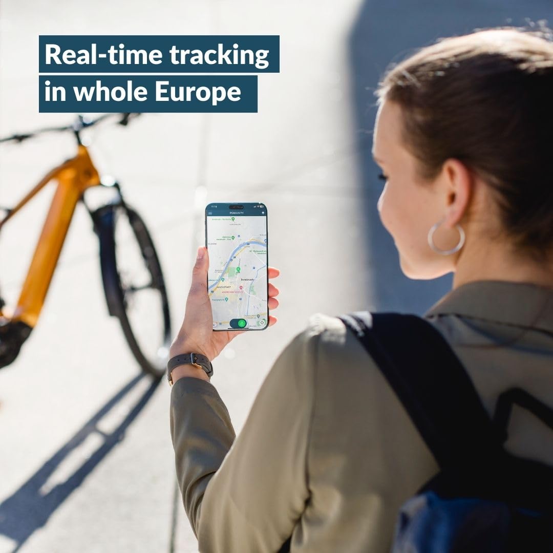 Premium GPS Tracker for E-Bikes – Universal Compatibility with 95%+ E-Bike Brands | Anti-Theft Protection | Real-Time Tracking via iOS & Android App | Built-in Alarm & SIM Card | Perfect for Urban Commuting & Outdoor Adventures
