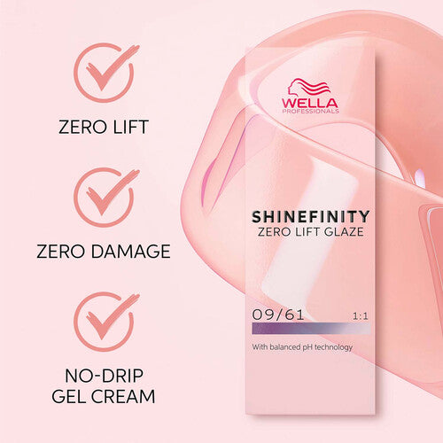 Wella Professionals Shinefinity Zero Lift Glaze - Semi-Permanent Hair Color Treatment for Shiny, Damage-Free Hair | Perfect for Salon & At-Home Hair Coloring