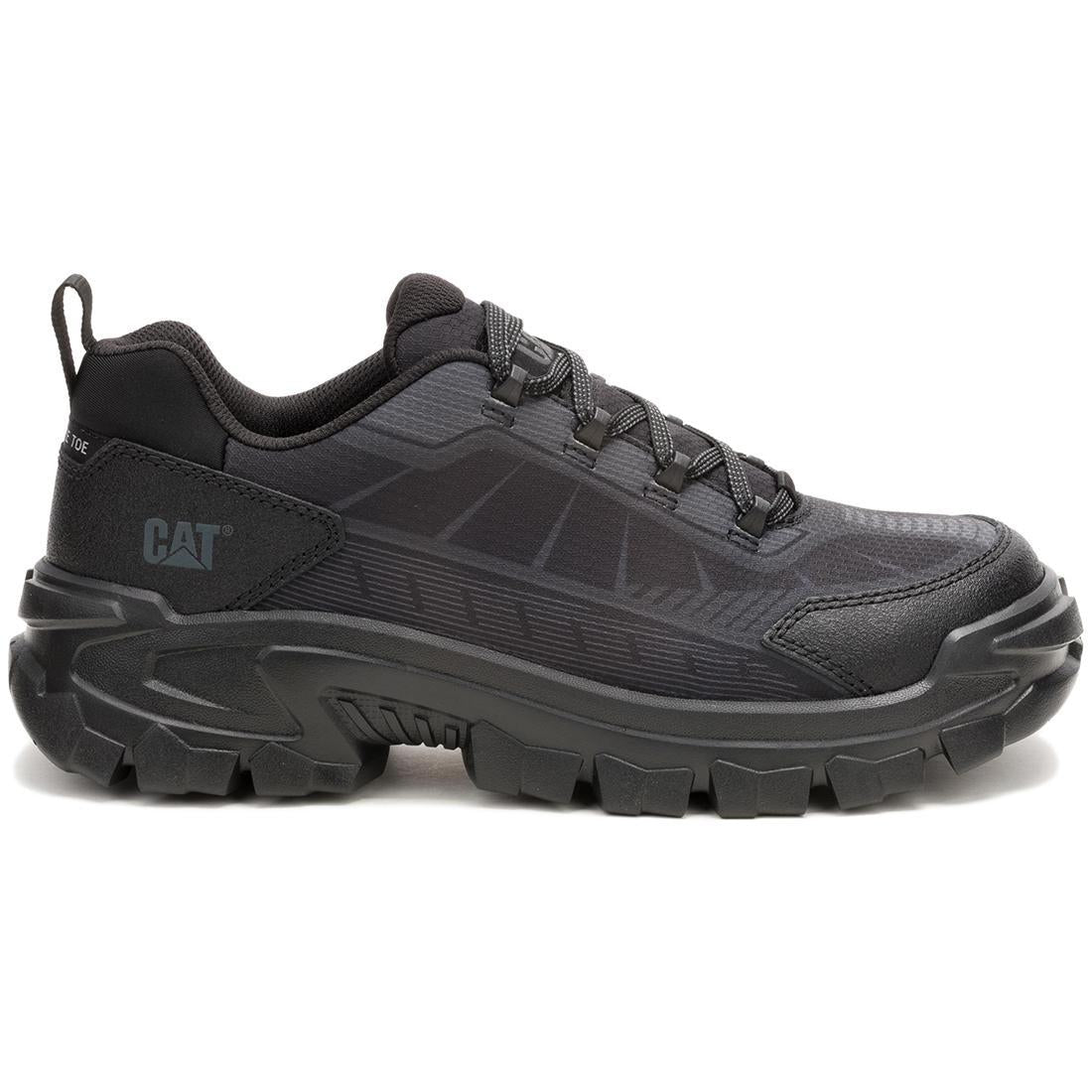Invader Sport Lo Mesh Composite Toe Work Shoes - Black Breathable Safety Shoes for Men | Construction, Warehouse & Outdoor Work