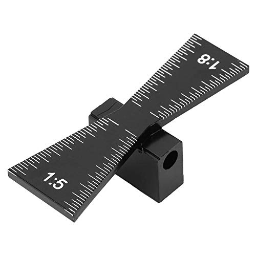 Dovetail Gauge & Ruler - Precision Carpentry Measuring Tool for Woodworking, Construction, and DIY Projects | Durable Power Tool Accessory & Jig for Professional Cabinet Making