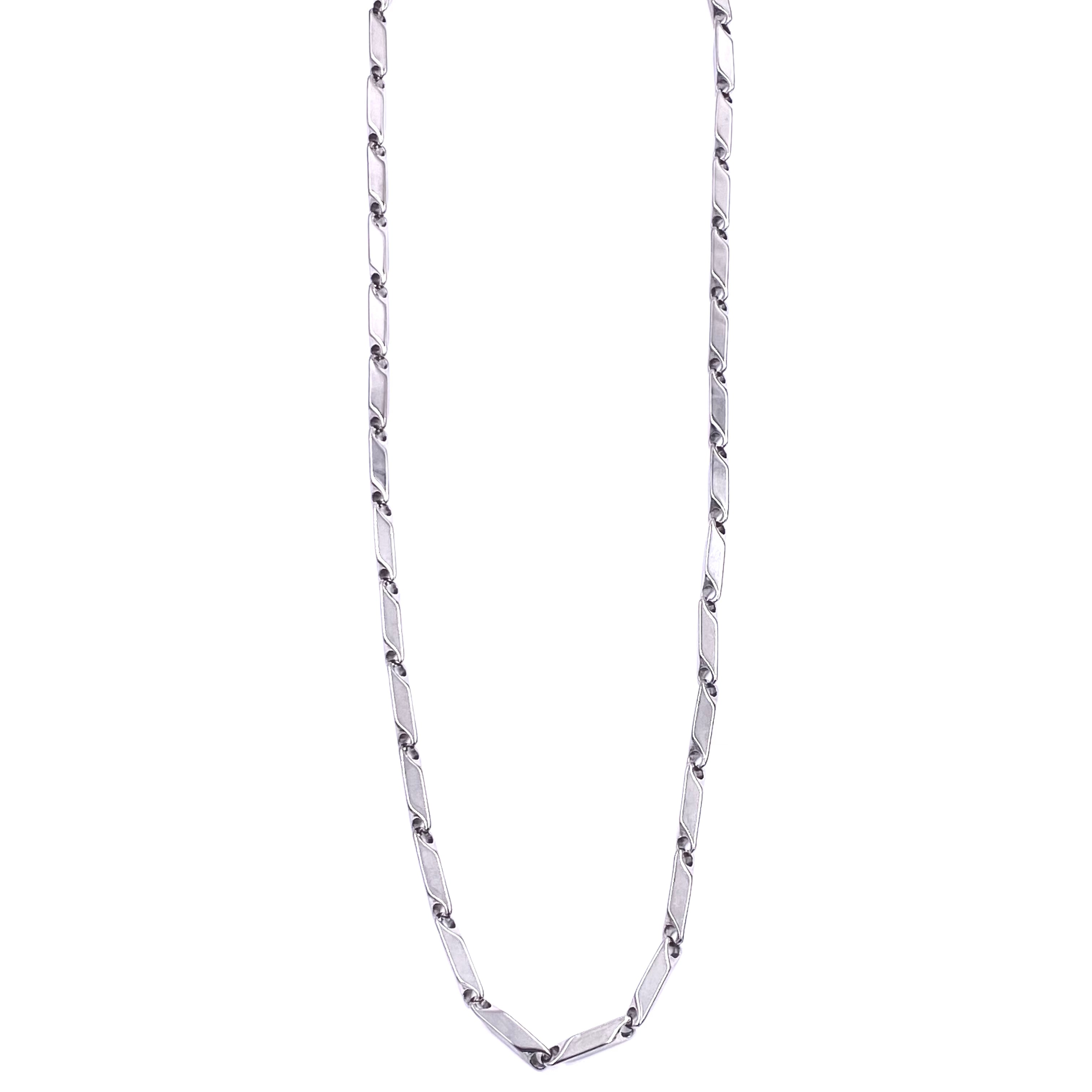 Ashley Gold Stainless Steel Tube Link Chain Necklace for Men - Durable & Hypoallergenic Jewelry Gift for Him, Perfect for Date Night & Formal Occasions