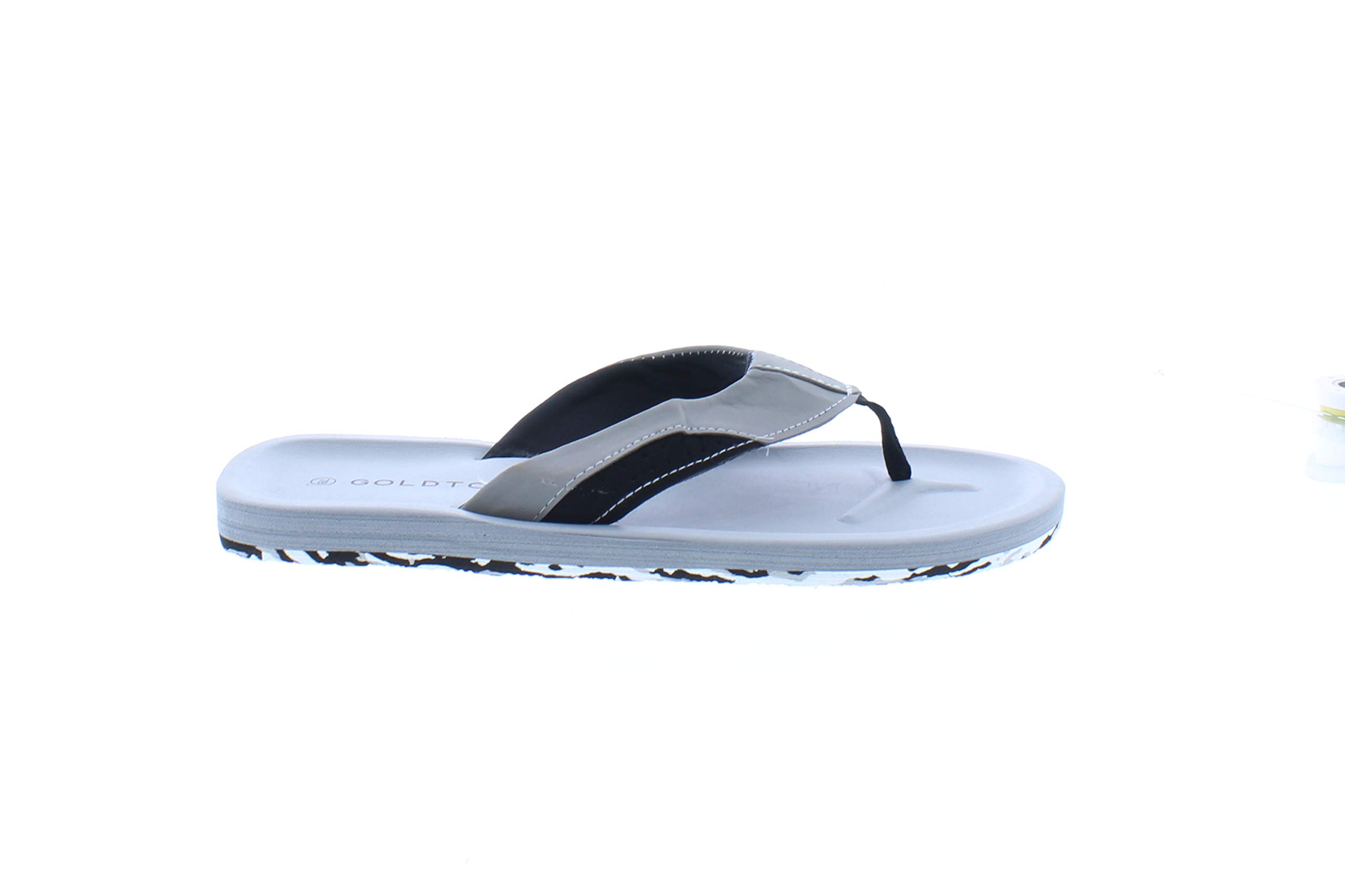 Men's Thong Sandals with Printed EVA Bottom - Size 7-11 - Perfect for Beach, Pool, and Casual Summer Wear