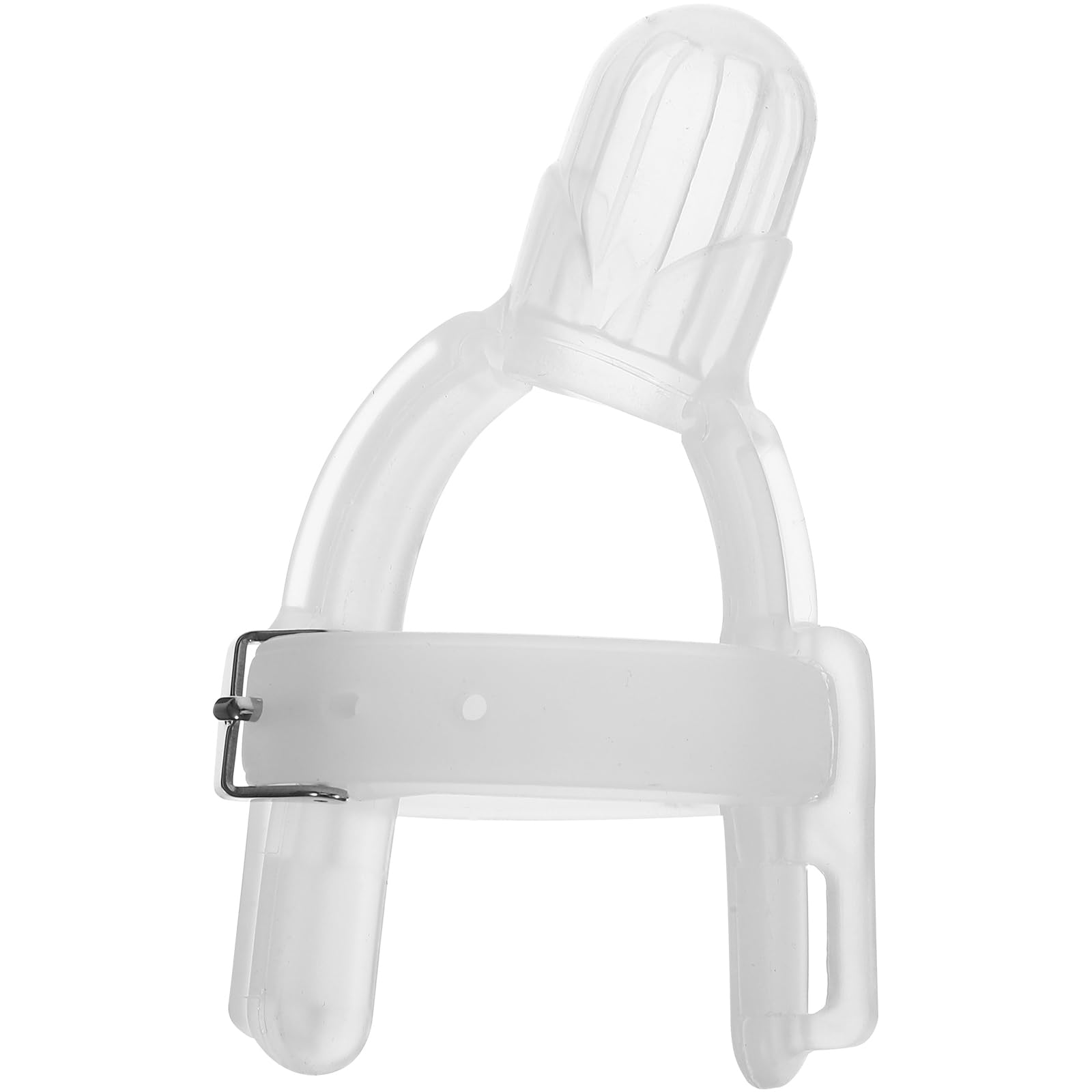 Baby Finger Protector - Transparent Silicone Thumb & Finger Cover for Infants & Toddlers, Adjustable Wrist Band to Stop Thumb Sucking & Nail Biting - Ideal for Outdoor Play, Travel & Home Use