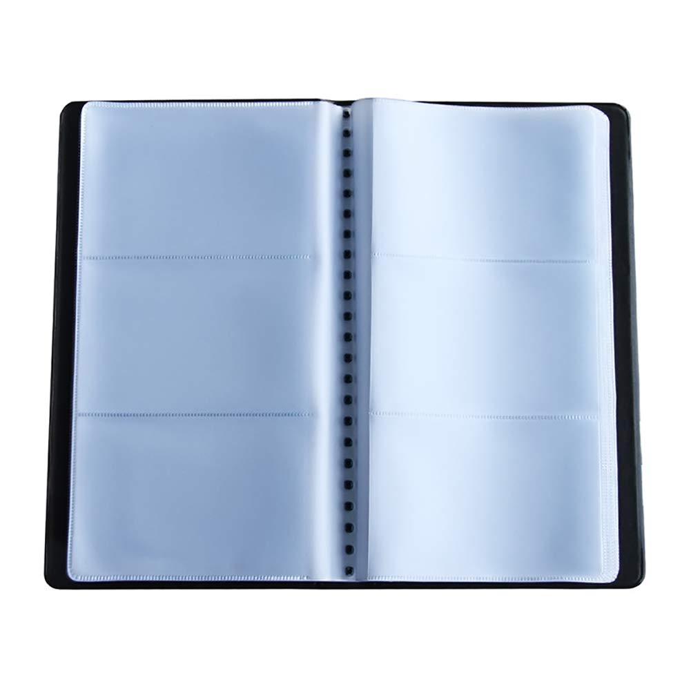 Premium 120-Slot Business Card Holder - Leather Name Card Organizer Booklet for Credit Cards & IDs | Perfect for Travel, Networking & Office Organization