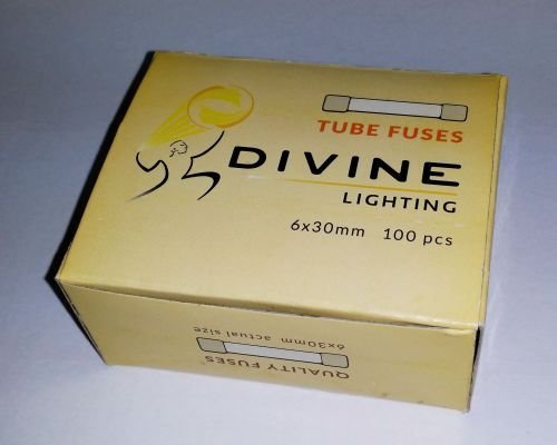 100-Pack MDA15A 15 Amp 250V Slow-Blow Ceramic Fuse - 1/4