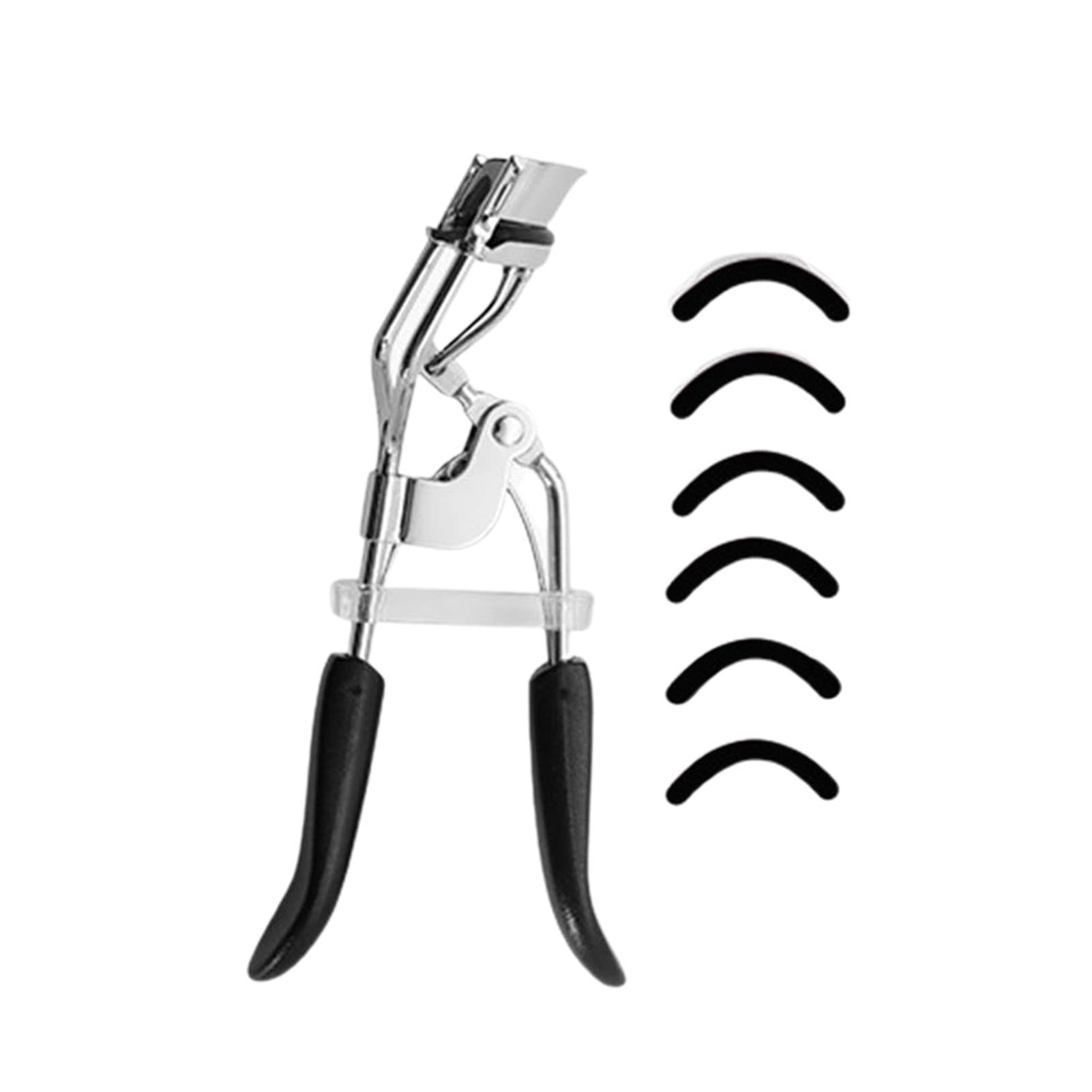 TinySiry Professional Eyelash Curler Set with Refill Pads & Eyebrow Brush - Natural Curling Tool for Long Lashes | Perfect for Daily Makeup, Bridal Looks & Special Occasions
