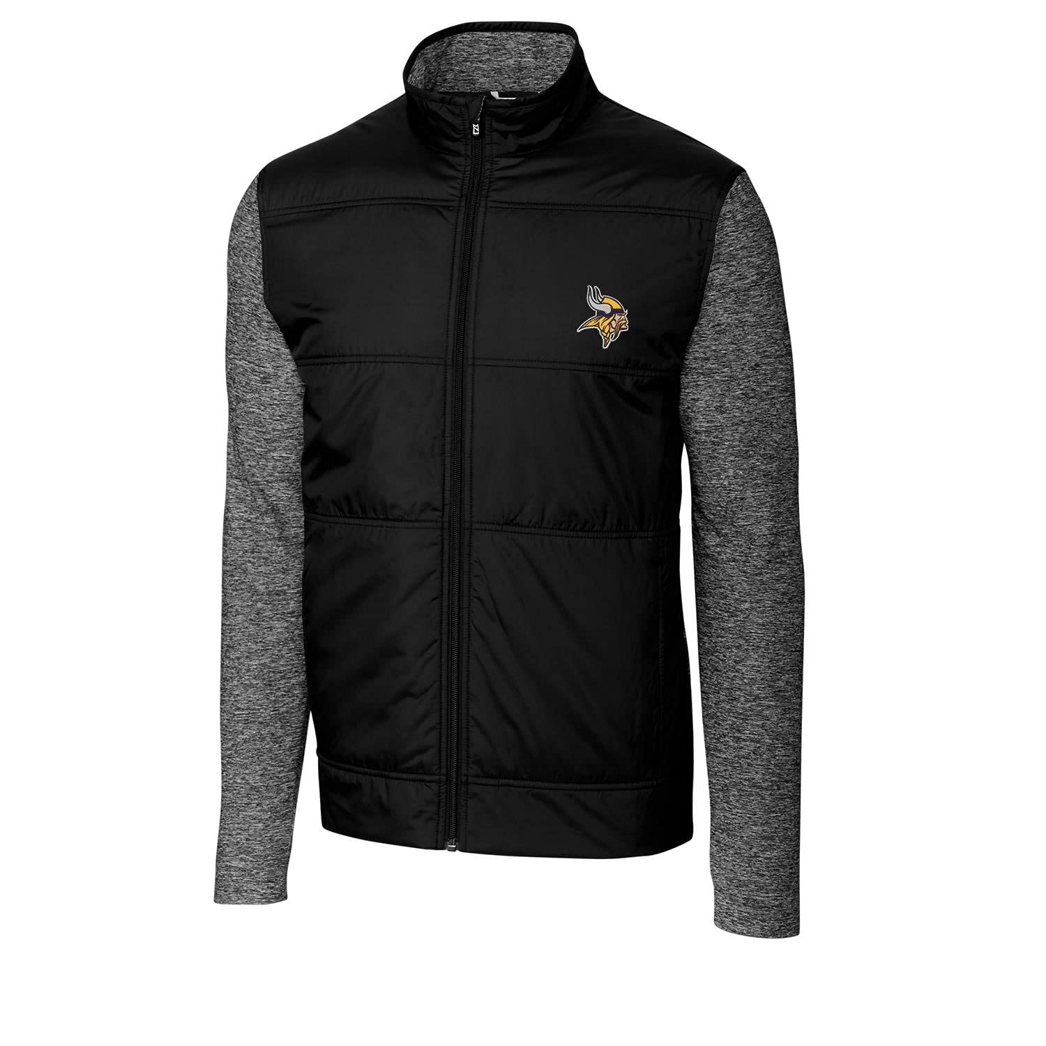 Cutter & Buck Men's NFL Big & Tall Stealth Full-Zip Jacket - Waterproof Windbreaker for Football Fans - Perfect for Game Day & Outdoor Activities