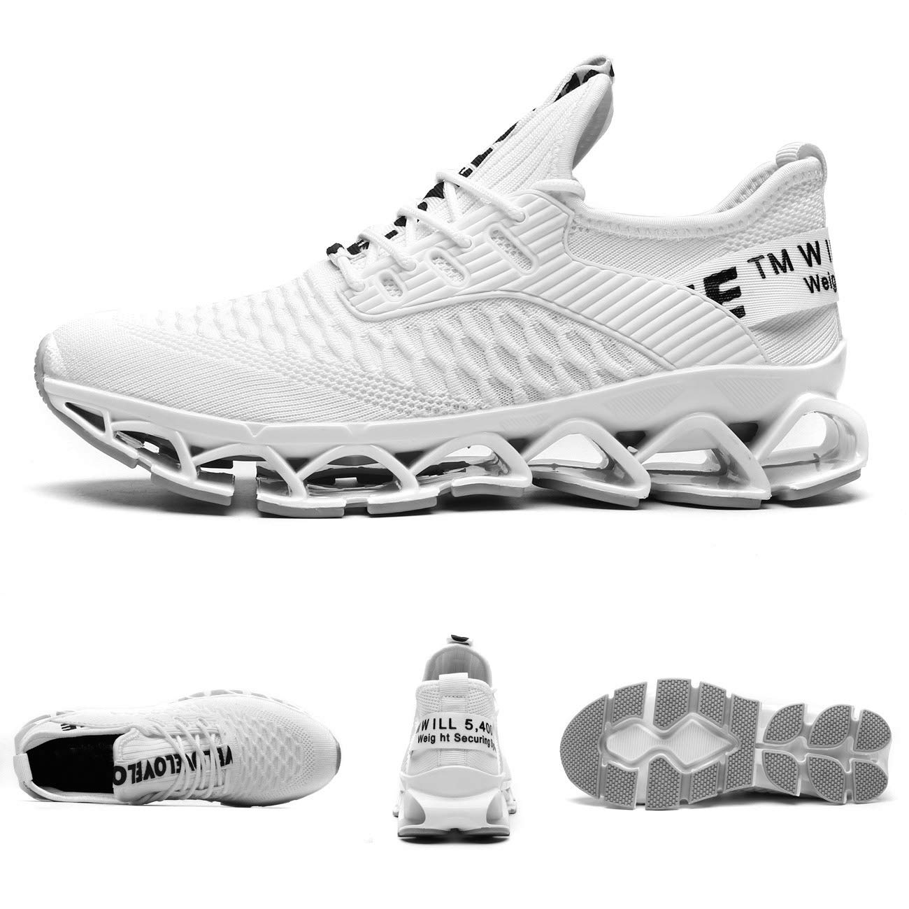 Chopben Men's Running Shoes - Non-Slip Blade Design, Breathable Mesh, Soft Sole for Athletic Walking & Casual Wear | Perfect for Jogging, Gym Workouts & Daily Comfort