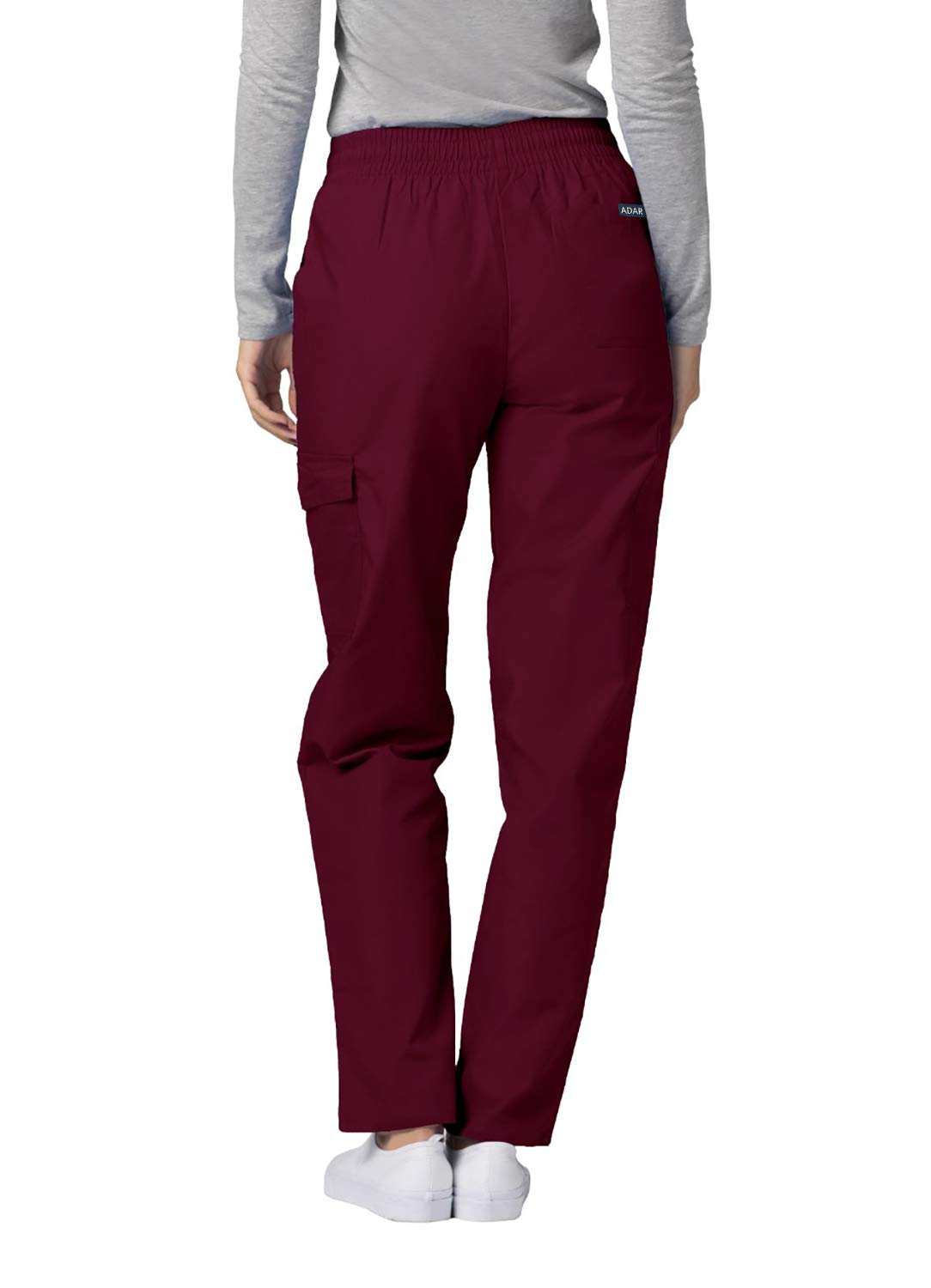 Adar Women's Universal Scrubs - Comfortable Tapered Cargo Scrub Pants for Nurses, Doctors & Healthcare Professionals | Perfect for Hospital Shifts & Medical Work