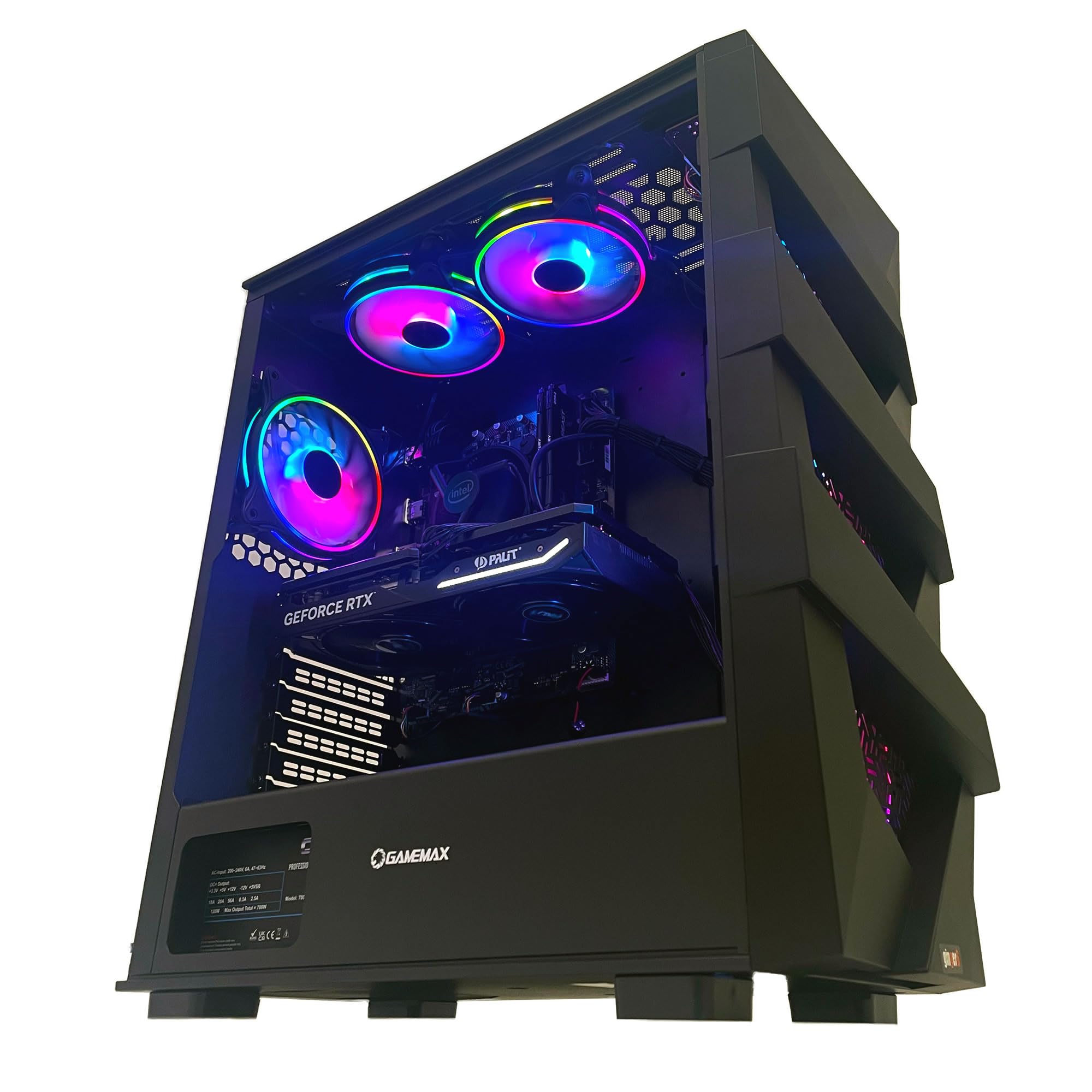 G6 Gaming PC ZEF55B-82WX - AMD Ryzen 7 5800X, Radeon RX 7600 8GB GPU, 2TB M.2 SSD + 2TB HDD, 64GB DDR4 RAM, WiFi 6, Windows 10 - High Performance Gaming Desktop for 4K Gaming, Streaming & Content Creation