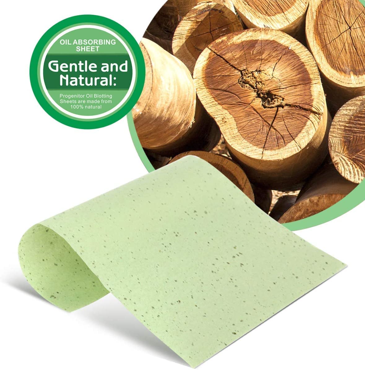 WENGONVILA 100 Sheets Oil Absorbing Blotting Papers for Face - Matte Finish, Shine Control, Portable & Gentle on Skin | Perfect for Oily Skin, Touch-Ups, Travel & On-the-Go Makeup Maintenance