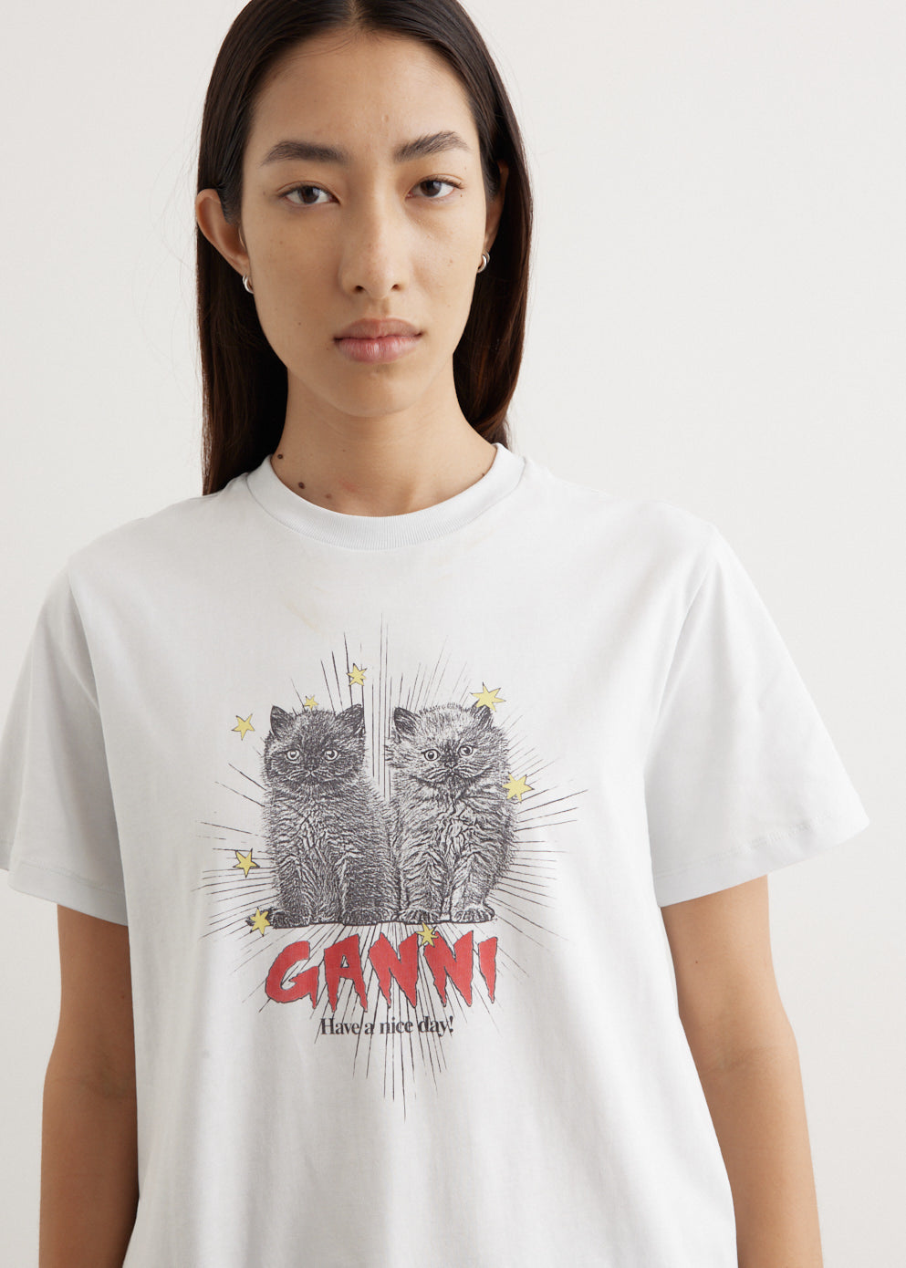 Soft Basic Jersey Kittens Relaxed T-Shirt for Women & Men - Casual Comfort Wear for Everyday, Lounge & Outings