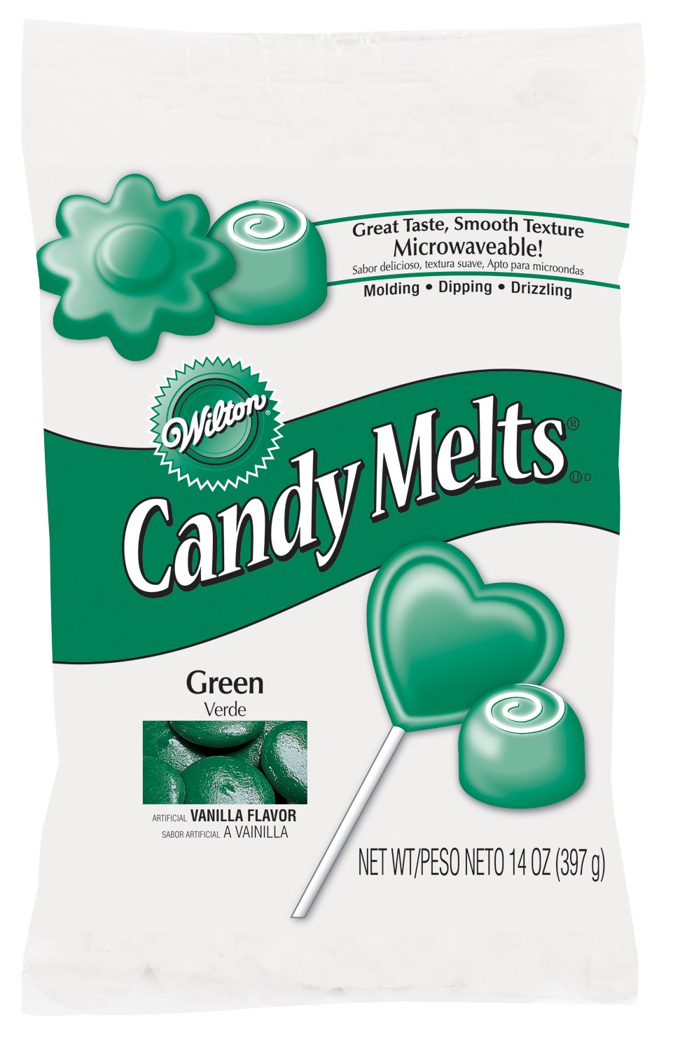 Wilton Dark Green Candy Melts - 1 lb Bag for Cake Decorating, Chocolate Dipping, and Candy Making - Perfect for Holidays, Birthdays, and DIY Treats