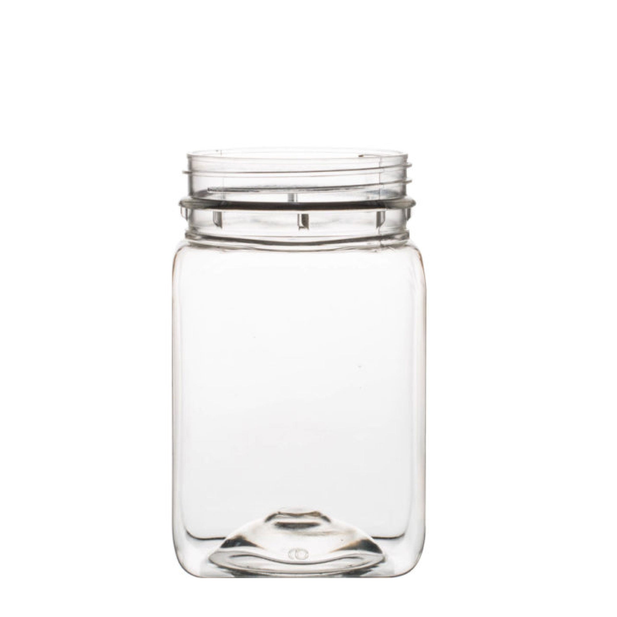 10-Pack 500g Clear Square Plastic Honey Jars with Lids - Food Grade BPA-Free Containers for Honey, Jam, Syrup Storage & Gift Packaging | Ideal for Home Kitchen, Beekeeping, and DIY Projects