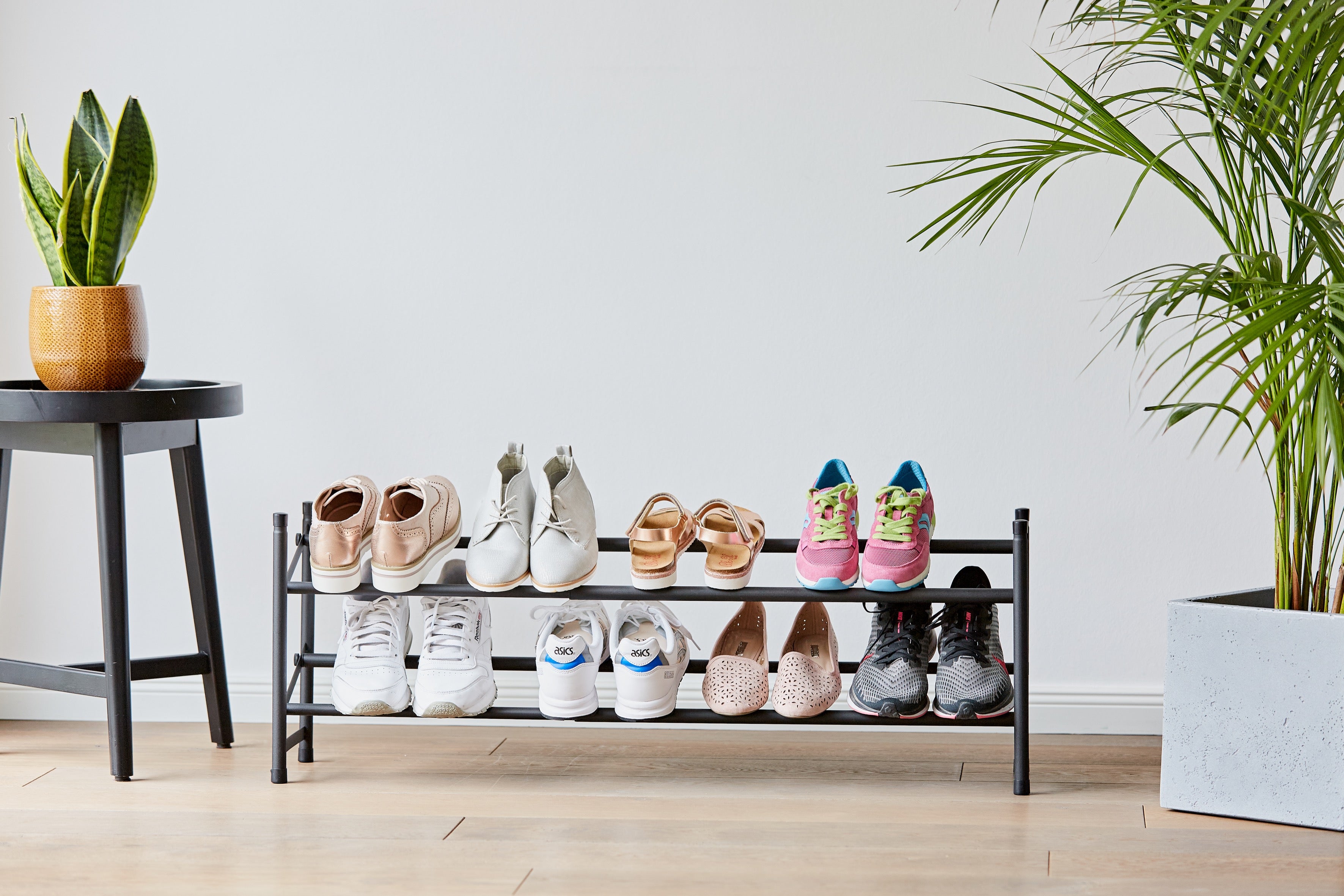 Expandable Shoe Rack for Closet - Space Saving Shoe Organizer with Multiple Size Options | Perfect for Bedroom, Entryway & Small Spaces