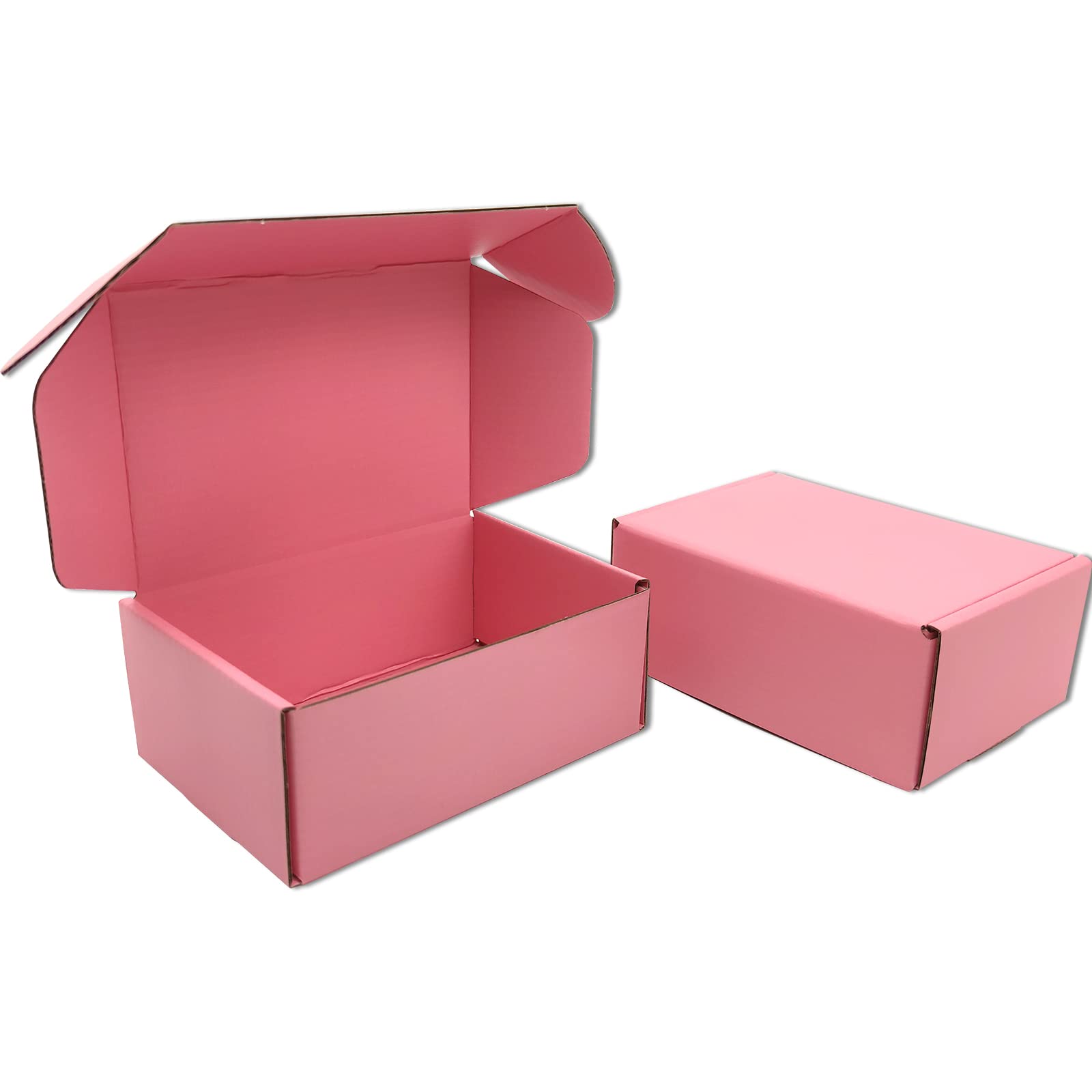 Pink 6x4x2 Shipping Boxes - Set of 25 for Small Business & Mailing | Perfect for Ecommerce Packaging & Gift Boxes