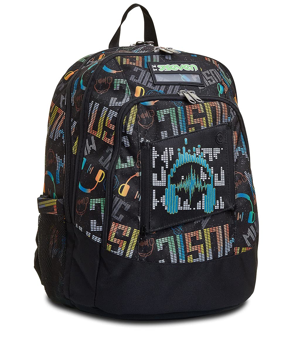 Seven Boys' Premium School Backpack - Durable & Lightweight for School, Travel & Outdoor Adventures | Ergonomic Design for Comfort & Organization