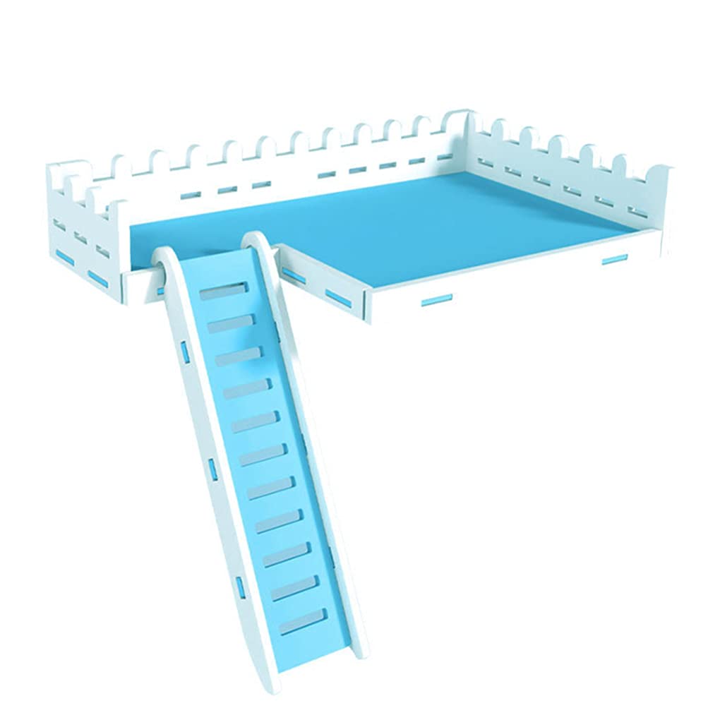 Balacoo Wooden Hamster Climbing Ladder Toy Set - Small Pet Platform & Crawling Ladder for Hamsters, Gerbils, Mice - Fun Exercise & Training Toy for Cage Enrichment - Perfect for Small Animal Playtime & Cage Accessories