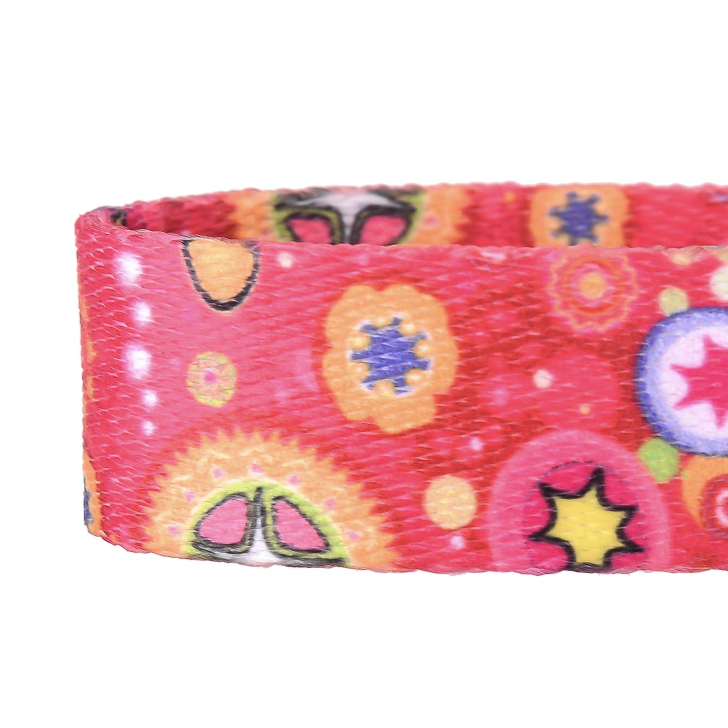 Best Adjustable Medium Dog Collar - Durable Soft & Heavy Duty with Fashionable Abstract Design | Comfortable Pet Collar for Puppies, Small & Large Dogs | Perfect for Outdoor Walks, Training & Indoor Use