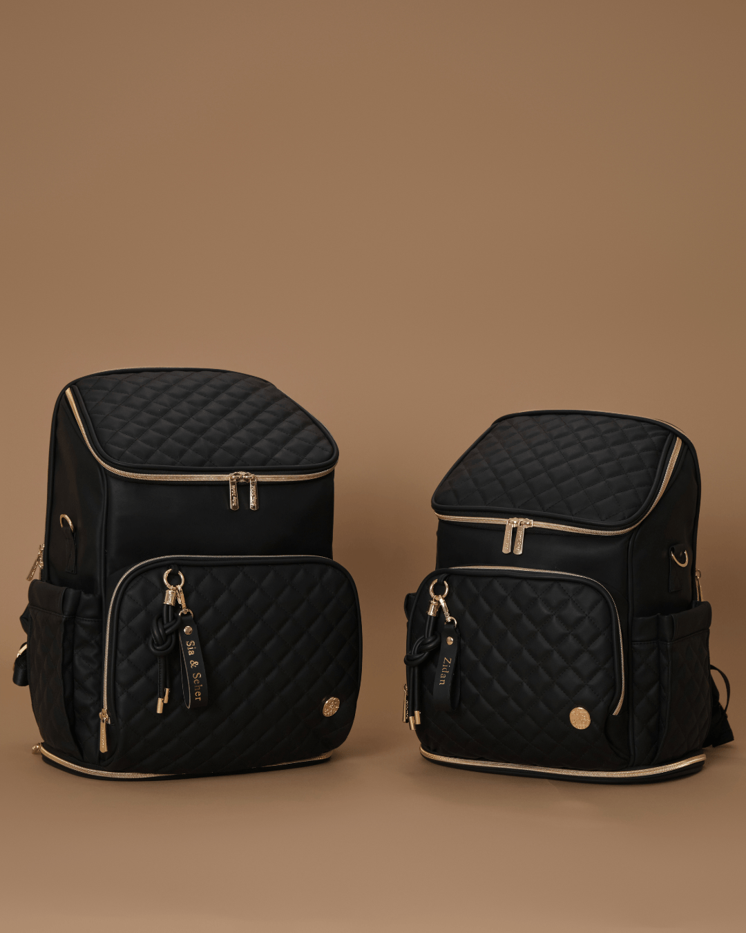 Super Trooper Diaper Bag - Large Black Baby Diaper Backpack for Moms - Perfect for Travel, Daycare & On-the-Go Parenting