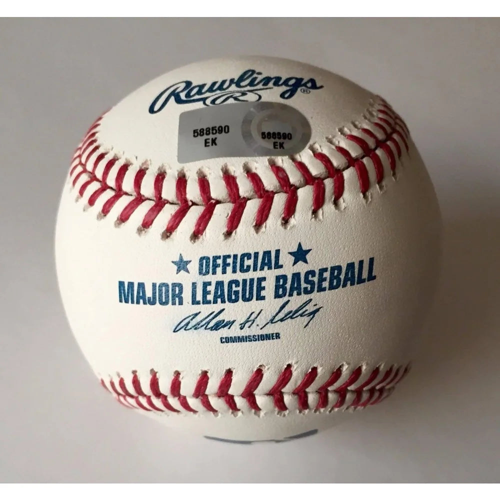 Authentic Clayton Kershaw Signed OMLB Baseball with MLB Authentication - Perfect for Dodgers Fans, Collectors & Sports Memorabilia Displays