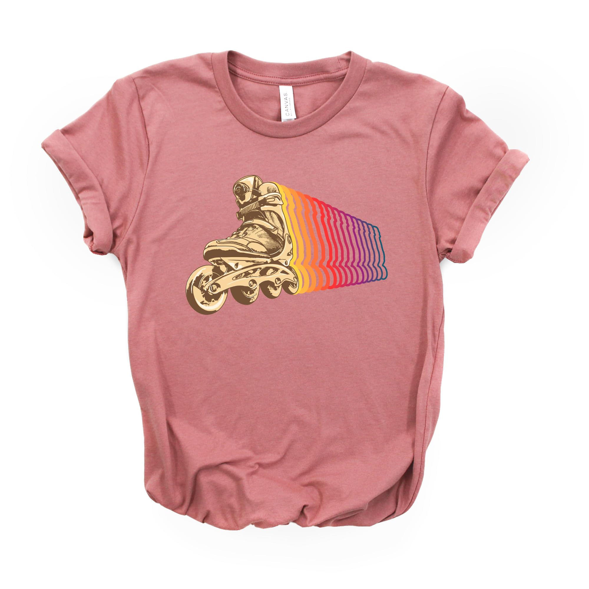 Vintage 70s Roller Skating Shirt - Retro Roller Derby & Rollerblade T-Shirt - Soft Unisex Tee for Skaters - Perfect Gift for Rollerbladers & Skate Enthusiasts - Great for Roller Rinks, Skate Parks & Retro Parties