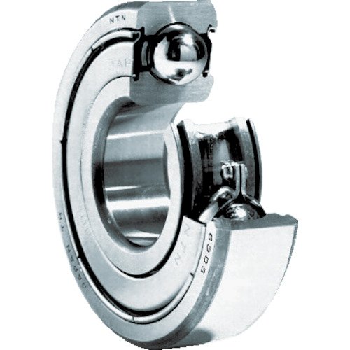 NTN 6405ZZ Deep Groove Ball Bearing - 25mm ID 80mm OD 21mm Width - Double Shielded Steel Cage Radial Bearing for Industrial Machinery, Electric Motors, and Power Tools