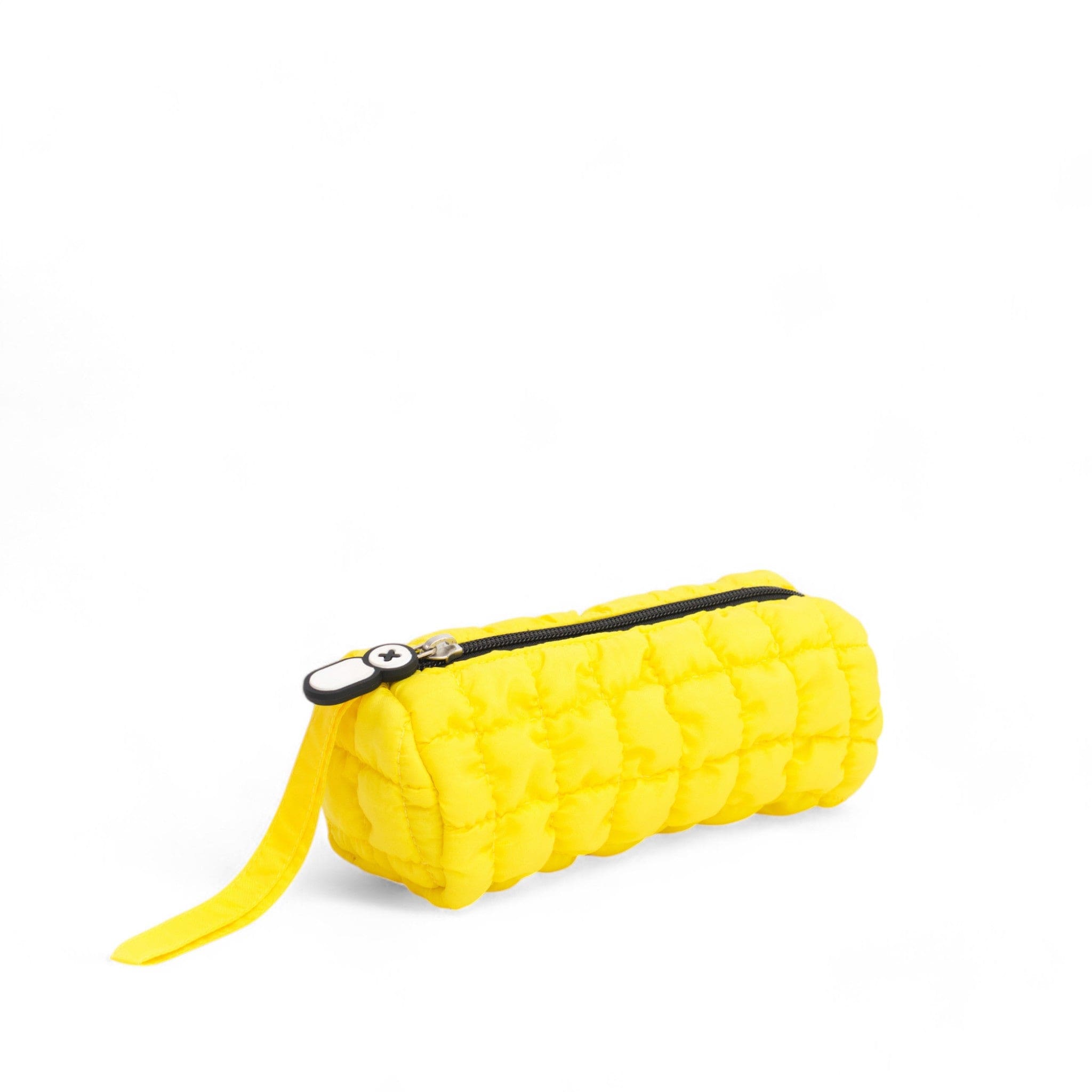 SuperNova Yellow Boba Pencil Pouch - Cute Kawaii Stationery Organizer for School, Office & Travel | Trendy Bubble Tea Themed Pencil Case for Teens & Adults