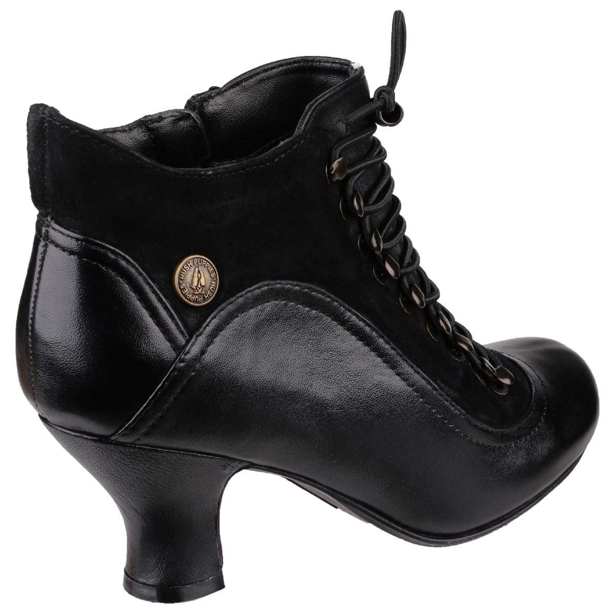Hush Puppies Women's Comfort Booties - Slip Resistant & Lightweight Ankle Boots for Walking, Work & Casual Wear