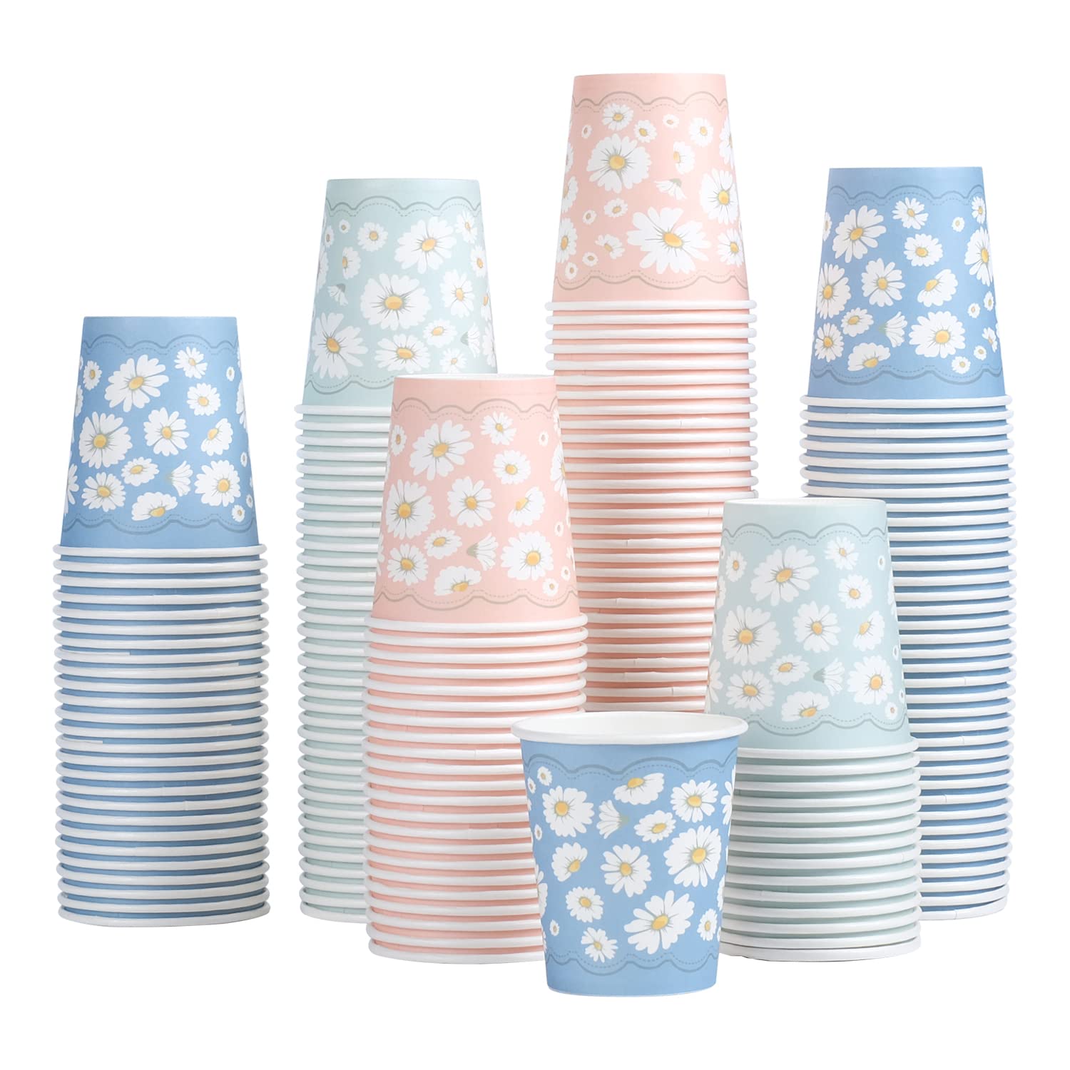 Lamosi 3 oz Disposable Paper Cups - 300 Pack Bathroom & Mouthwash Cups for Parties, Picnics, BBQs, Travel & Events | Perfect for Dental Rinsing, Hotel Amenities & Office Water Coolers