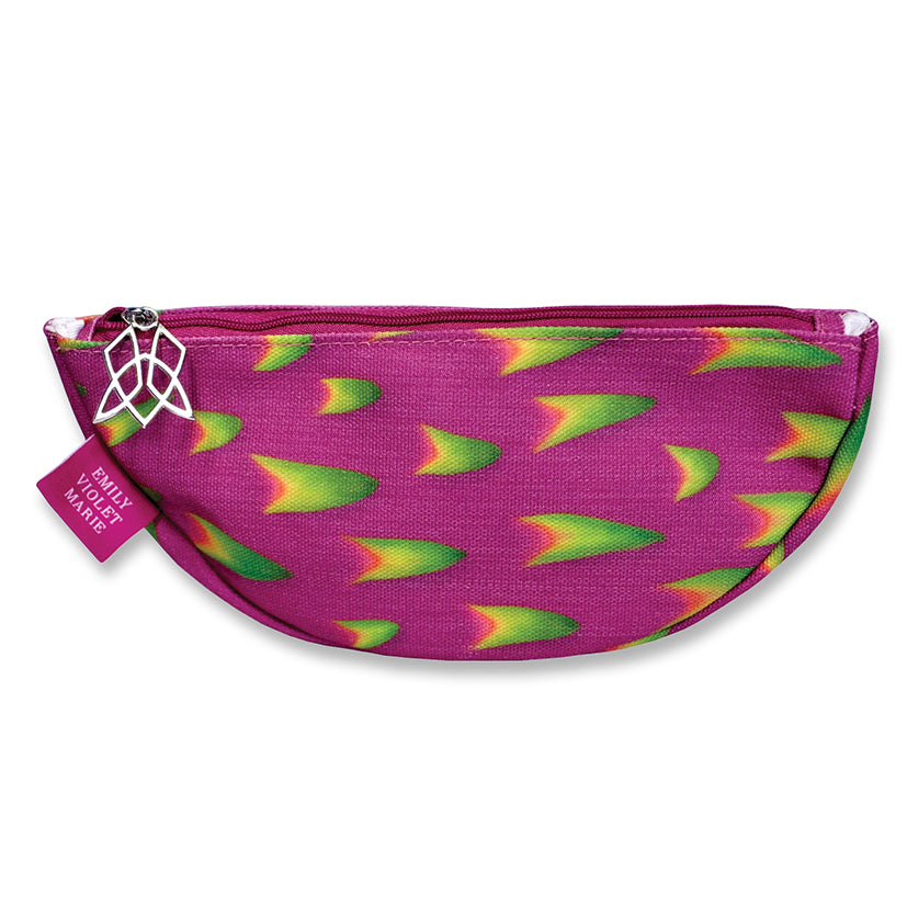 Dragon Fruit Cosmetic Bag - Cute Pink Makeup Pouch for Travel & Gym | Perfect for Women's Toiletries, Beauty Essentials & Organizing