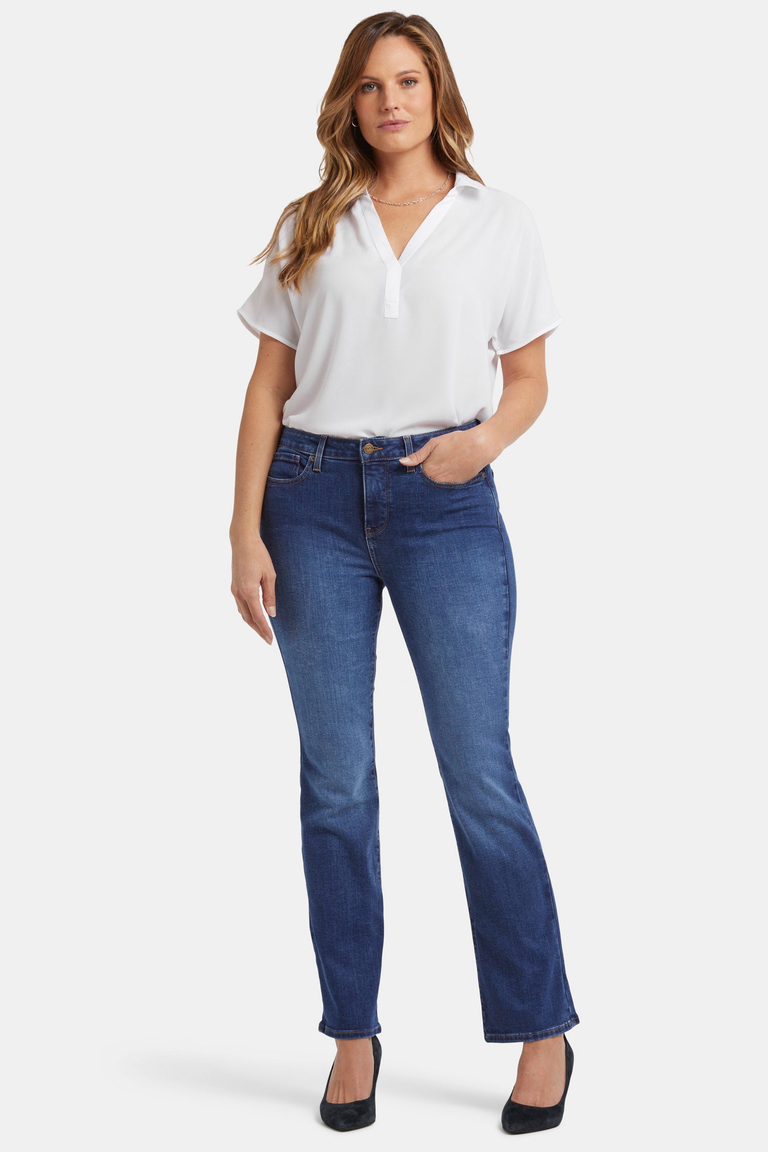 Barbara Bootcut Jeans for Women - High Waist Stretch Denim Pants with Comfortable Fit - Perfect for Casual Wear, Office & Night Out