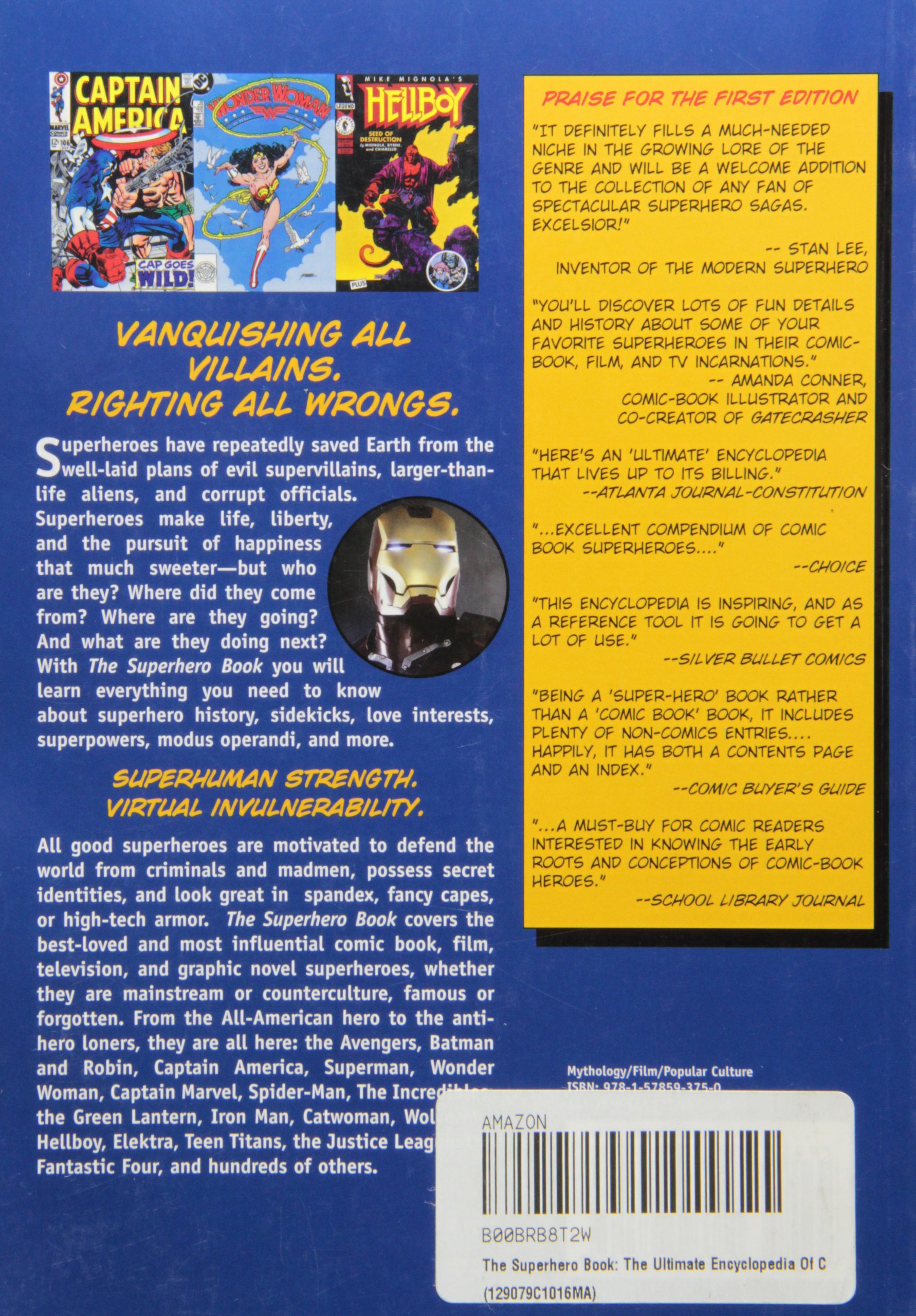 The Superhero Book: Ultimate Encyclopedia of Comic Book Icons & Hollywood Heroes | Comic History, Character Guides & Movie References | Perfect for Fans, Collectors & Gift Giving