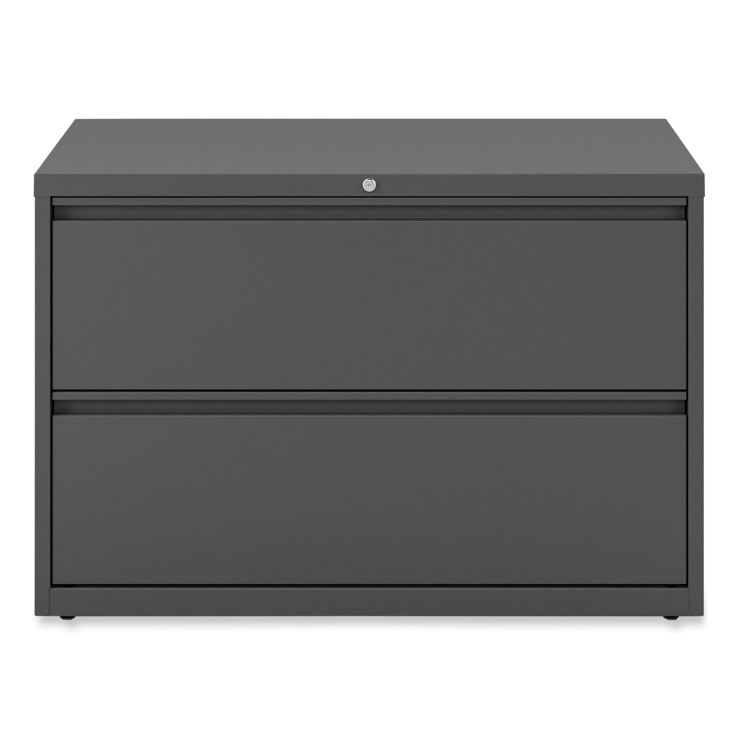 Alera® 2-Drawer Lateral File Cabinet for Legal & Letter Size Documents - Charcoal Finish - 42