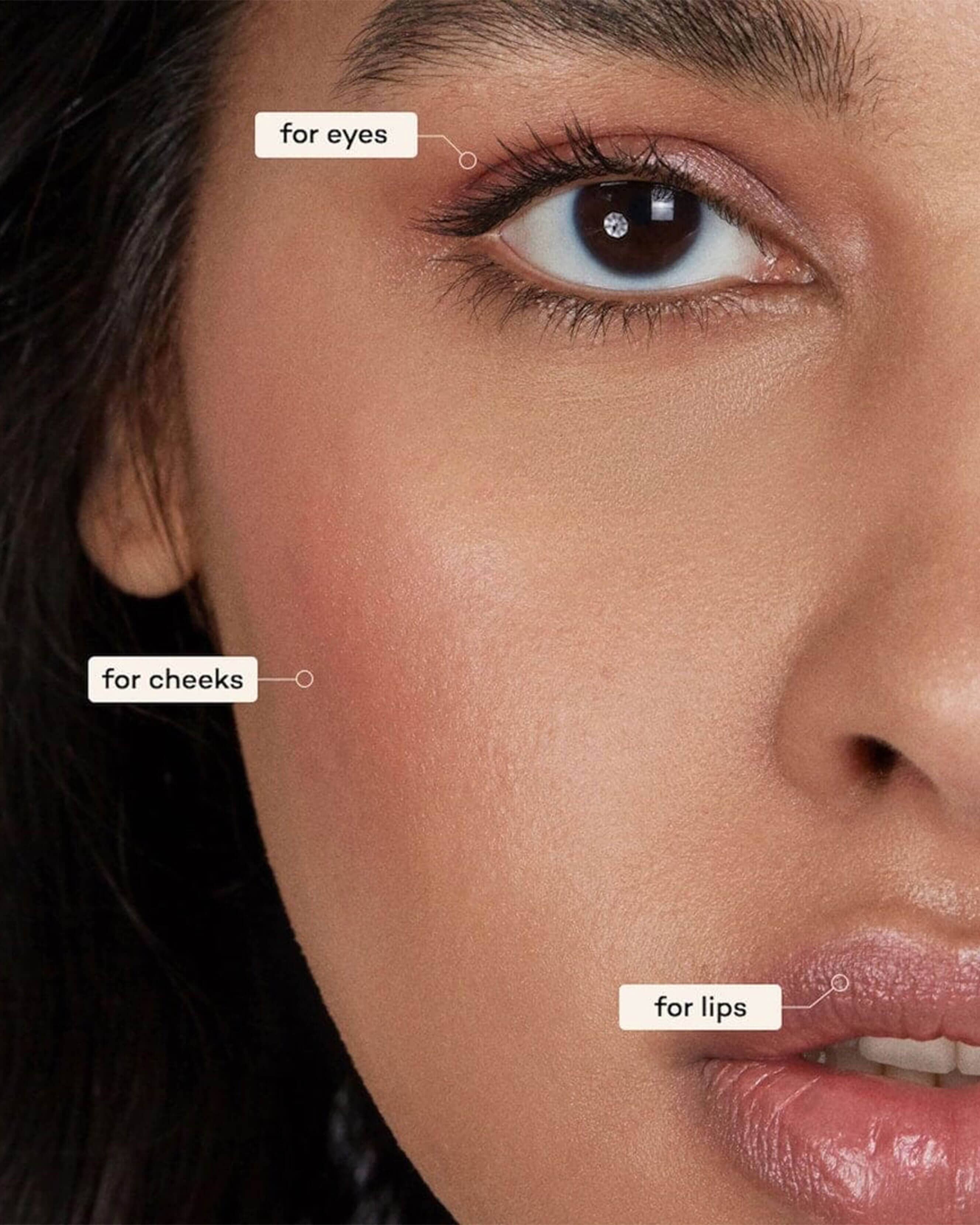 Lip to Lid Balmie - All-Natural Lip & Eyelid Moisturizing Balm for Dry Skin Care | Perfect for Daily Hydration & Makeup Prep