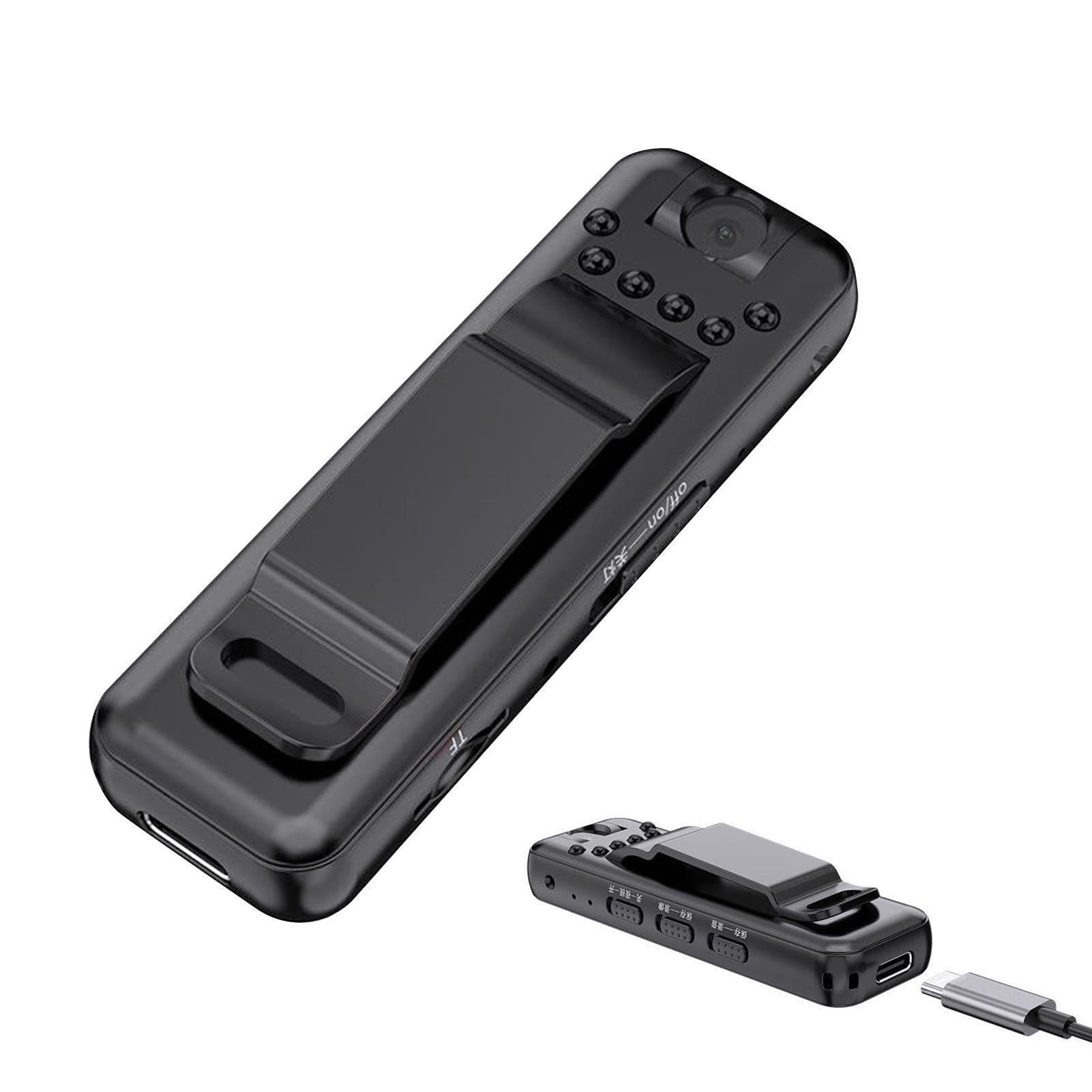 Firulab Police Body Camera - Wearable HD Video Recorder with Motion Detection, Night Vision & Long Battery Life - Ideal for Law Enforcement, Running, Hiking & Outdoor Adventures