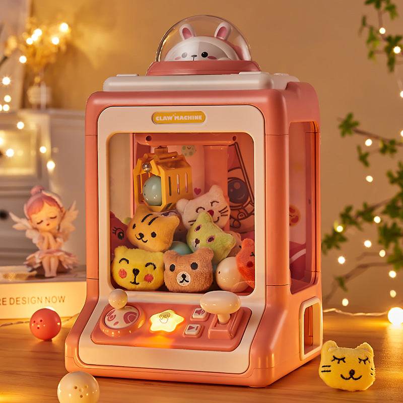 Mini Kawaii Claw Machine Toy - Cute Arcade Game for Kids & Adults - Perfect for Birthday Gifts, Party Favors, and Home Entertainment