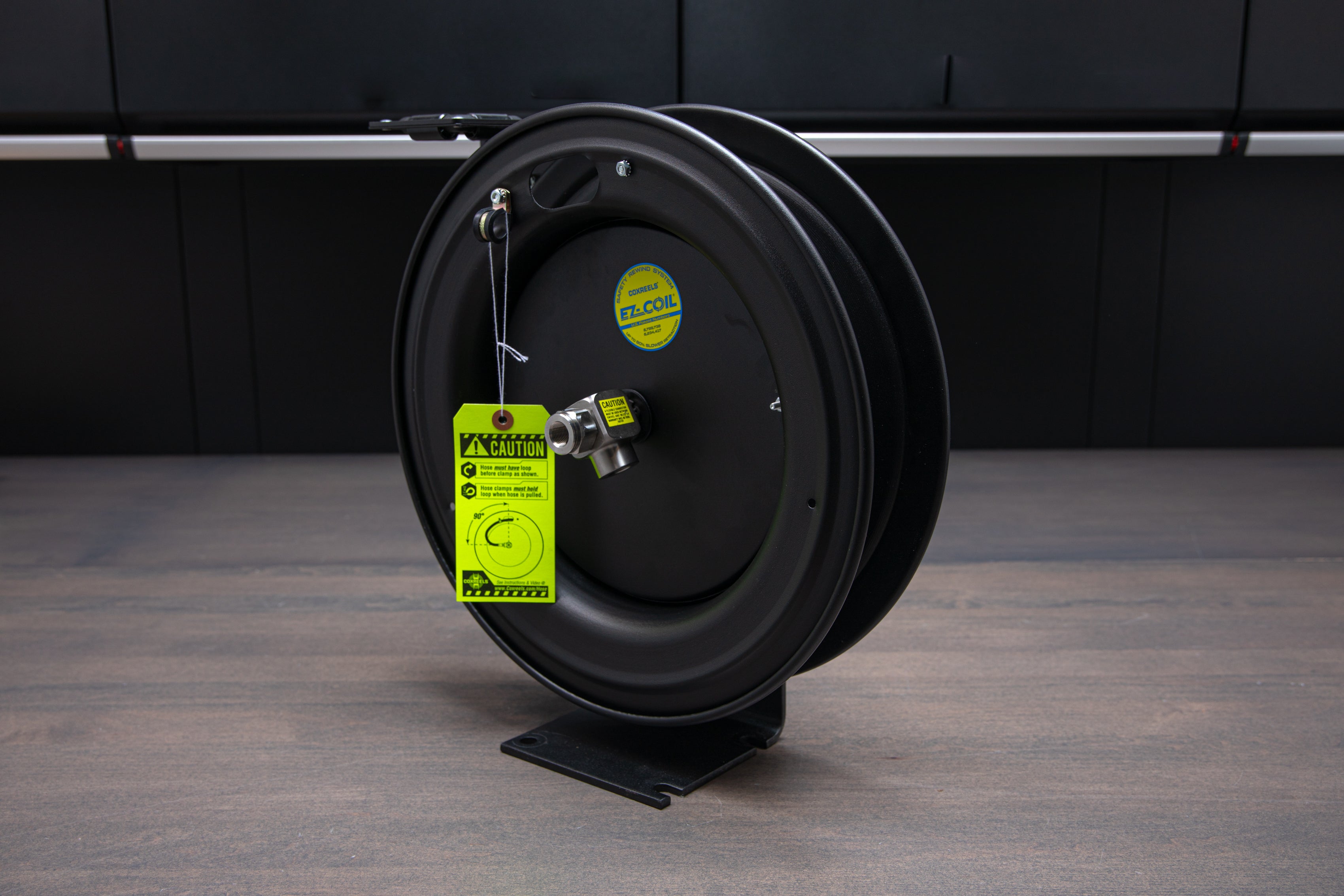 Custom Coxreels Air Hose Reel (No Hose Included) - Heavy Duty Retractable Air Compressor Hose Reel for Garage, Workshop & Industrial Use