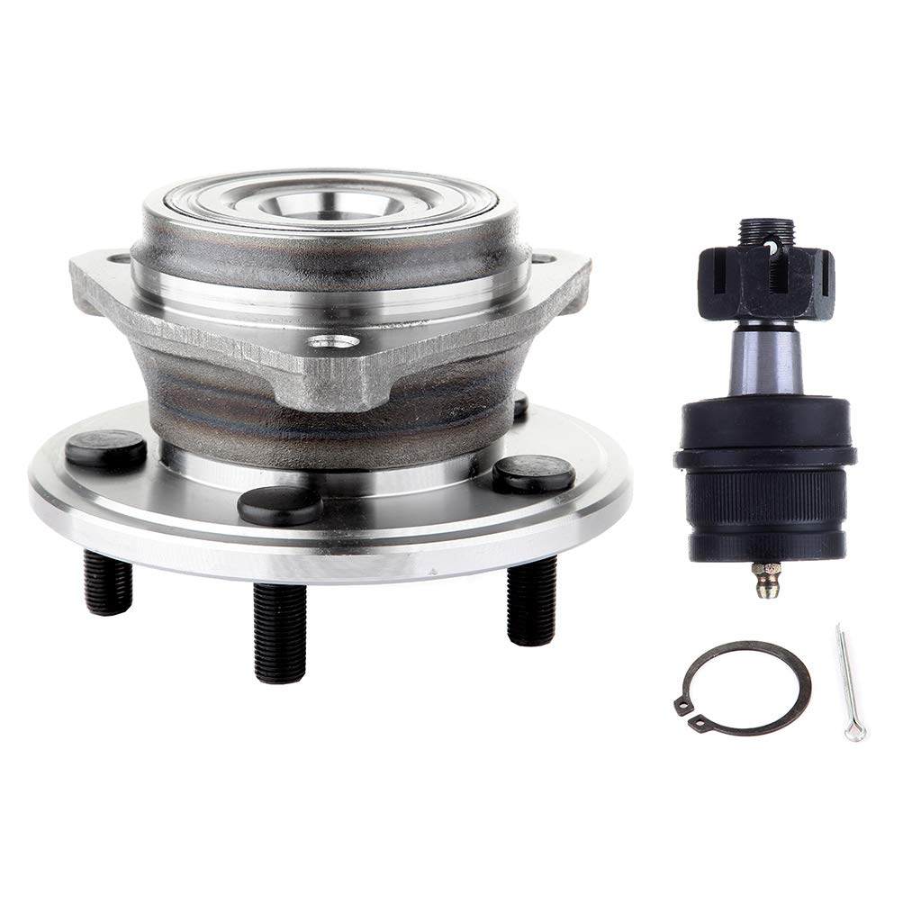 High-Quality Front Lower Ball Joint & Wheel Hub Bearing Suspension Kit - Compatible with 1990-1992 Jeep Cherokee & 1993-1998 Jeep Grand Cherokee - 2-Piece Set for Smooth Ride & Off-Road Performance