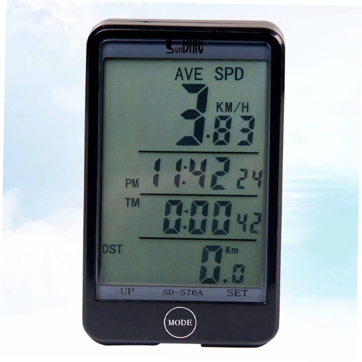 Mipcase 2-Pack Bike Odometer & Cycling Computer with Cadence Monitor - Wireless Bicycle Speedometer for Indoor Exercise & Outdoor Training - Perfect for Spin Bikes, Road Bikes, and Stationary Workouts