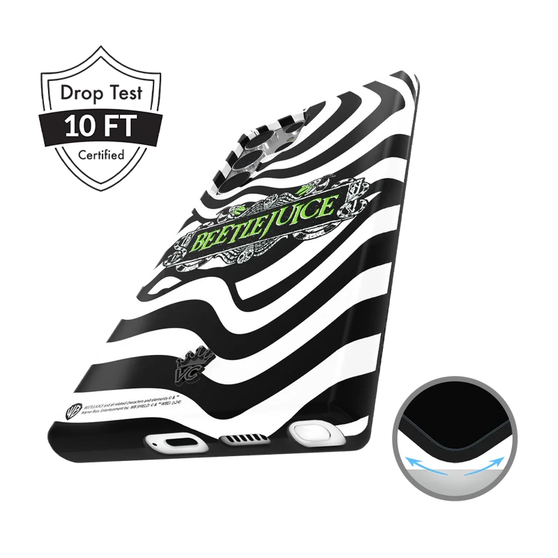 Beetlejuice It's Showtime Samsung Phone Case - Durable Protective Cover for Samsung Galaxy - Perfect for Halloween, Cosplay & Movie Fans