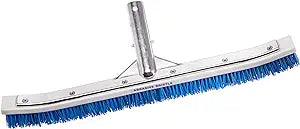 Pentair 18-Inch Aluminum Back Pool Brush with Stainless Steel/Nylon Bristles - Heavy Duty Swimming Pool Cleaning Tool for Concrete, Vinyl & Fiberglass Pools