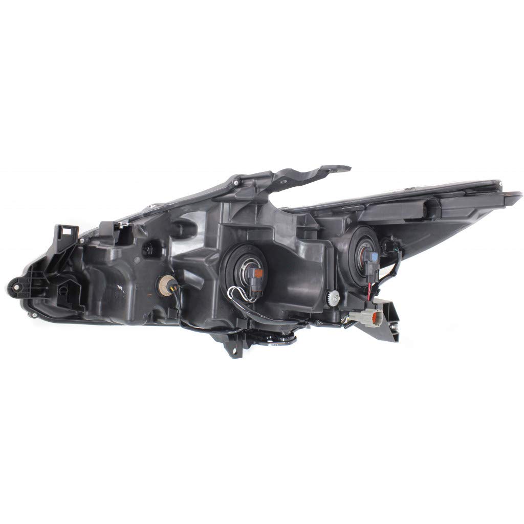 2016-2018 Nissan Altima Passenger Side Headlight Assembly Replacement - CAPA Certified (Part# NI2503249) with Bulbs Included - Perfect for Night Driving & Foggy Conditions