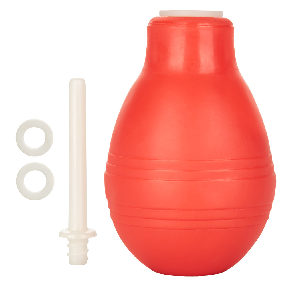 Glow in The Dark Anal Douche Enema Kit - Reusable Silicone Anal Cleansing Bulb for Men & Women - Perfect for Pre-Sex Hygiene, Enema Cleaning, and Colon Cleansing at Home