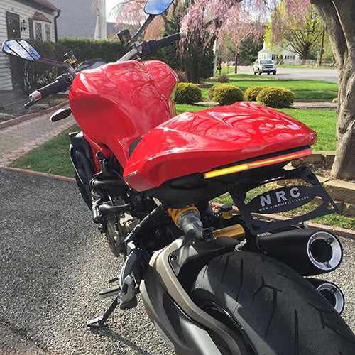 Ducati Monster 1200 Stealth Fender Eliminator Kit for 2014-2016 Models - Lightweight Tail Tidy for Improved Motorcycle Aesthetics & Rear Visibility - Perfect for Street Riding & Custom Bike Builds