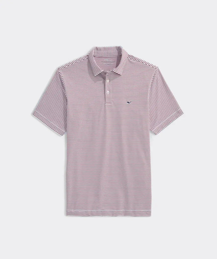 Bradley Stripe Sankaty Polo Shirt for Men - Classic Cotton Casual Wear for Golf, Office & Outdoor Activities