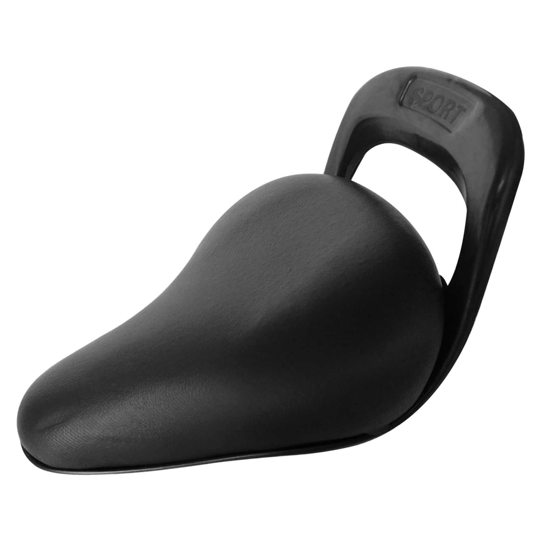Waterproof Kids Bike Seat - Ergonomic PU Child Bicycle Saddle with Handles, 7.9x5.3 Inch Easy Install Replacement Seat | Perfect for Family Cycling, Park Rides & Commuting